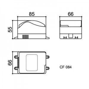 Caixa Patola CF-084 55x66x85mm